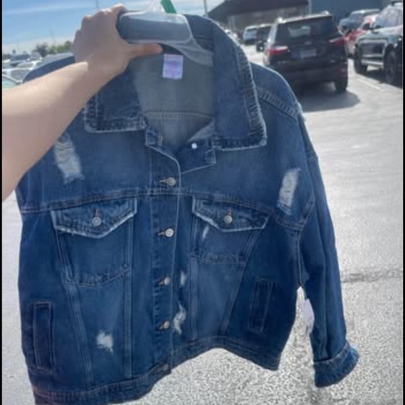 No Boundaries Denim Jacket - Picture 1 of 1